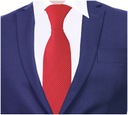 ЖАККАРДОВЫЙ мужской галстук 7см в горошек Красный rc55