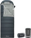 KINGCAMP COMFORT 280 ЗИМНИЙ СПАЛЬНЫЙ МЕШОК, СЕРЫЙ