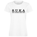ЖЕНСКАЯ ФУТБОЛКА S.U.K.A ДЛЯ ЖЕНЫ ПОДРУГИ М.
