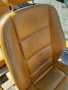 BMW E36 COMPACT СИДІННЯ КОМПЛЕКТ СИДІННЯ ДИВАН ШКІРА ЖОВТА ПІДІГРІВ  (18836356337) фото min 13
