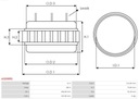 AS-PL AS0089S STATOR, GENERATORIUS nuotrauka 3