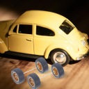 1PAIR GOLDEN RUBBER RC CAR WHEELS FOR 1:64 DIY ТИП REPLACEMENT  (18818445886) фото min 13