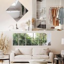 40 KS SAMOLEPÍCÍ SAMOLEPKY ZRCADLOVÉ ZRCADLO NALEPOVACÍ PANELY Druh běžné