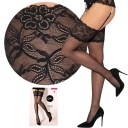 Чулки с поясом Gatta Venus, 20 ден, цвет черный, 3/4