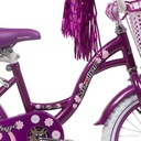 Rower dla dziewczynki Mexller 16 cali Village Rowerek dziecięcy + prowadnik Model Village 16