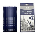 КАРАНДАШ ХУДОЖЕСТВЕННЫЙ - РАЗНОЙ ТВЕРДОСТИ 12 ШТ.