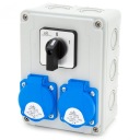 СТРОИТЕЛЬНАЯ РАСПРЕДЕЛИТЕЛЬНАЯ КОРОБКА 2x230В 0-1