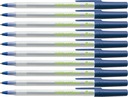 10 шариковых ручек BLUE Bic Ecolutions Round Stic, 0,4 мм, экологически чистые