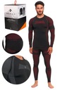 Pánska súprava termoaktívneho spodného prádla Veľkosť M Farba Čierna/Červená Moraj Silueta regular