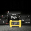 ЗАРЯДНИЙ ПРИСТРІЙ DO AKUMULATOROW 12V 24V AGM ZELOWY LIFEPO4 9 ETAPOW КОЛЬОРОВИЙ LCD  (18547730951) фото min 14