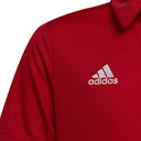 Tričko adidas Entrada 22 Polo JR ČERVENÁ 140 Výstrih golier