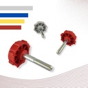 РУЧКА КРАСНАЯ ЗВЕЗДА С ГАЙКОЙ M8