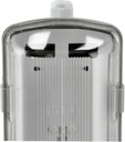 Герметичный светодиодный светильник 1х60см с металлическим листом Светодиодный светильник для гаража с люминесцентными лампами