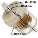 FILTER FUEL WM PAPIEROWY VERSATILE 6 MM DO MOTORCYCLES I SKUTEROW  photo 16