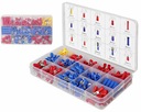 НАБОР ИЗОЛИРОВАННЫХ РАЗЪЕМОВ 300 ШТ. 15 ТИПОВ КОРОБКИ