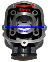 ЦИЛІНДР ГОЛОВКА ПІДШИПНИК APRILIA RS50 RS OD 06R 50  (17543114753) фото min 6