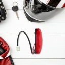 UNIVERSAL RED LIGHT REAR BRAKES MOTOCIKLINIO HIGH WIDOCZNOSC  photo 9