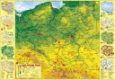 Двусторонний блокнот с картой Польши Derform