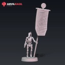 Модель CLANKER STANDARD BEARER подходит для игры Star Wars Legion.