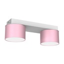 Lampa sufitowa DIXIE Pink/White 2xGX53 MLP7554 Materiał dominujący metal