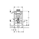 ELEMENT MONTAŻ.DUOFIX WC OMEGA 12CM H82 (SZT) Kod producenta 111.003.00.1