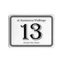 ПРЯМОУГОЛЬНАЯ КЕРАМИЧЕСКАЯ ТАБЛИЧКА ДЛЯ ДОМАШНЕГО АДРЕСА