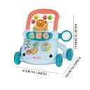 Baby Push Walking Activity Center Push Toy, Baby Walking Blue