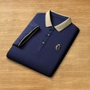 Pánska košeľa pánska business short Blue 3XL Kolekcia Klapa męskiej koszuli