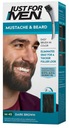 Just For Men M45 Темно-коричневая краска для бороды, средство для удаления серой краски + аппликатор