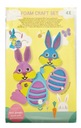 ZRÓB TO SAM PIANKOWA FIGURKA WIELKANOCNA ZAJĄCZKI ZESTAW KREATYWNY DIY