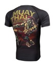 Рашгард PIT BULL с коротким рукавом MUAY THAI L