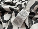 Svetlá saténová dámska blúzka bez rukávov zebra BANANA REPUBLIC veľ. XL USA Dominujúci materiál polyester