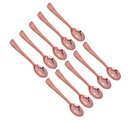 Одноразовые пластиковые ложки и столовые приборы ROSE GOLD