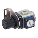 KIT MINI REGULATOR PRESSURE VALVE ZE FOOT ALUMINUM DO SPREZAREK AIR  photo 6