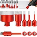 АЛМАЗНАЯ КОРОНОЧНАЯ ПИЛА 6 8 10 35 68 мм АДАПТЕР M14 ДЛЯ ГОНЧАРНЫХ ИЗДЕЛИЙ