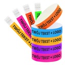 БУМАЖНЫЕ БРАЛЕТЫ 1000 шт. С ЧЕРНЫМ ПРИНТОМ.