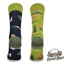 Módne farebné bavlnené ponožky – Divoké EAN (GTIN) 5903282608429