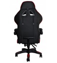 Fotel gamingowy obrotowy Dunmoon ga czarno-czerwony idealny na komunię Głębokość mebla 63 cm