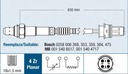 SONDA LAMBDA MERCEDES E 240 125KW, (M112.914) 