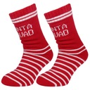 Červené vianočné ponožky Santa Squad 37-42 Značka Primark