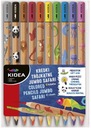 ШКОЛЬНЫЕ КАРАНДАШИ 10 ЦВЕТОВ JUMBO KIDEA