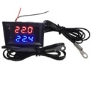 Электронный термометр ДВУХ ЗОНДОВ С КАБЕЛЕМ, два канала -40-80С, под винт