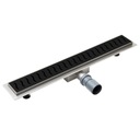 Линейный слив черный 100 см RONDA