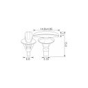ЗАЖИМИ MONTAZOWE TOYOTA HONDA NISSAN 10 ШТ EINPARTS  фото 6