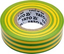 Электройная лента Yato 19mmx20m желто-зеленый.