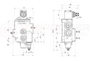 DISTRIBUTOR HYDRAULIC 1 SEKCYJNY 80 L/MIN P80 ORIGINAL HYDROLIDER 