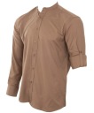 РУБАШКА МУЖСКАЯ, хлопок, воротник стойка XXL REGULAR VIADI POLO