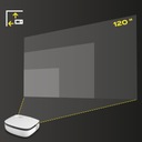 RZUTNIK PROJEKTOR przenośny MULTIPIC 2.5 LED FullHD HDMI PILOT 16:9 do 120