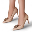 БЕЖЕВЫЕ ЖЕНСКИЕ ТУФЛИ ЛИМОНЫ 36