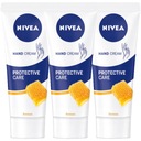 NIVEA Krem Do Rąk Protective 3*75ml WOSK PSZCZELI